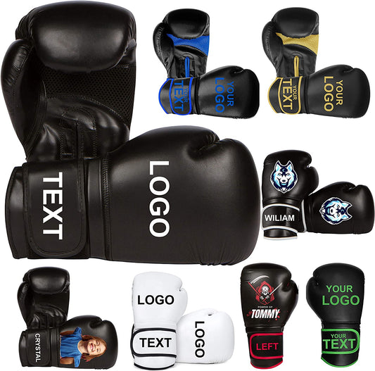 Personalized Boxing Training Set, Boxing Gloves and Punching Mitts Set. Suitable for Boxing Kickboxing Mixed Martial Arts Maui Thai MMA Heavy Bag Sparring Fighting Training