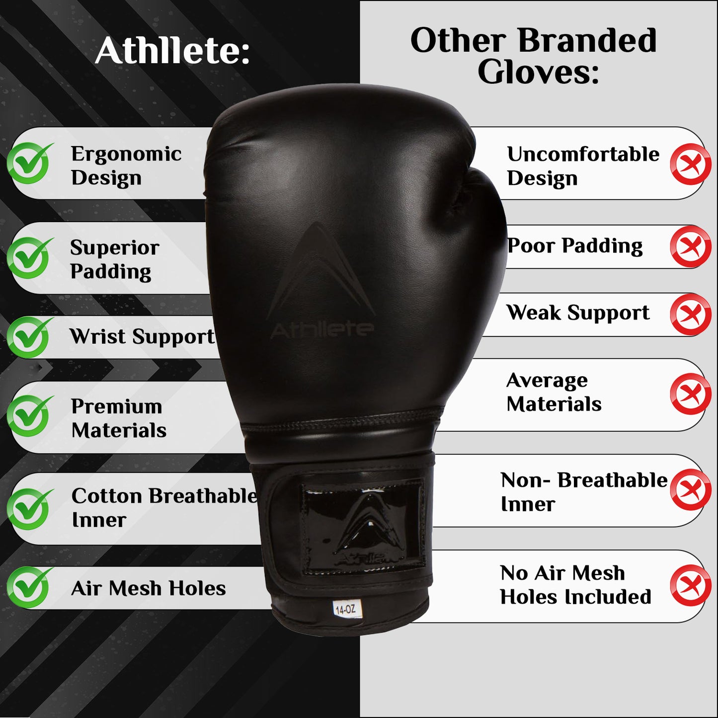 Athllete Training Boxing Gloves