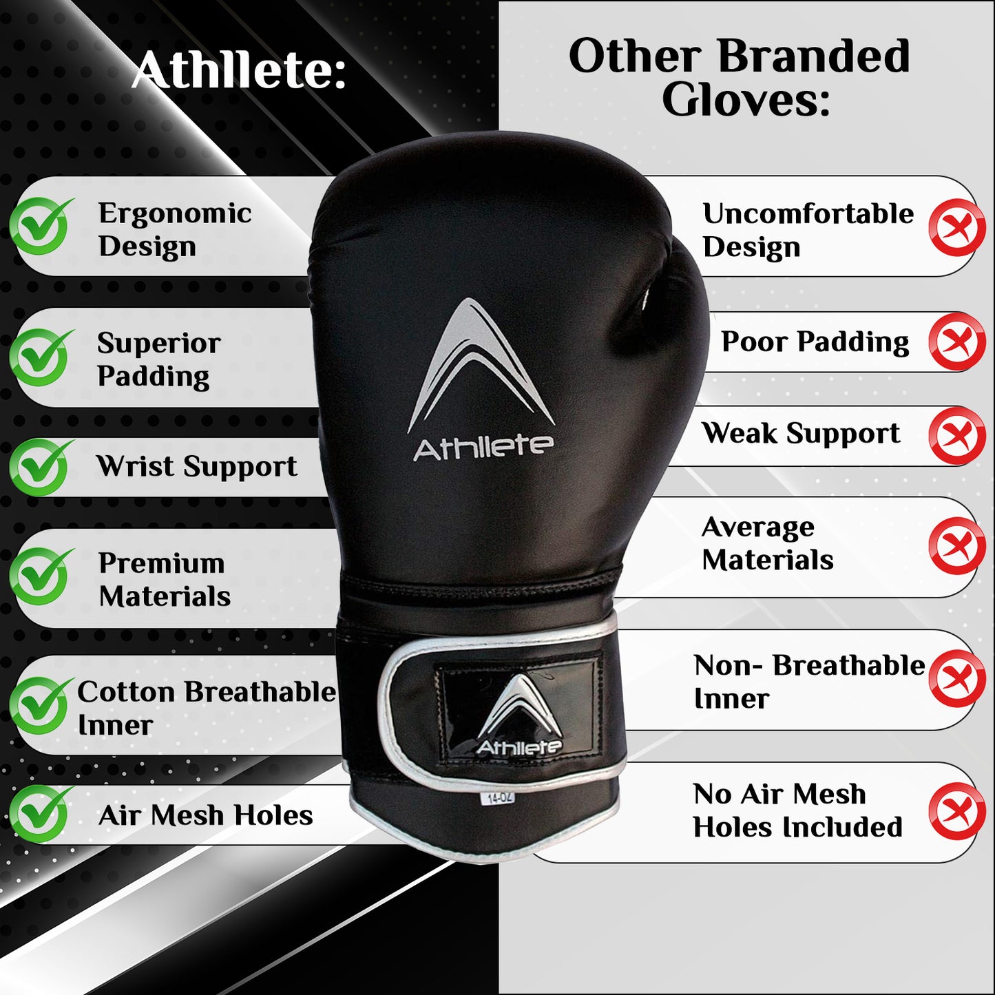 Athllete Training Boxing Gloves