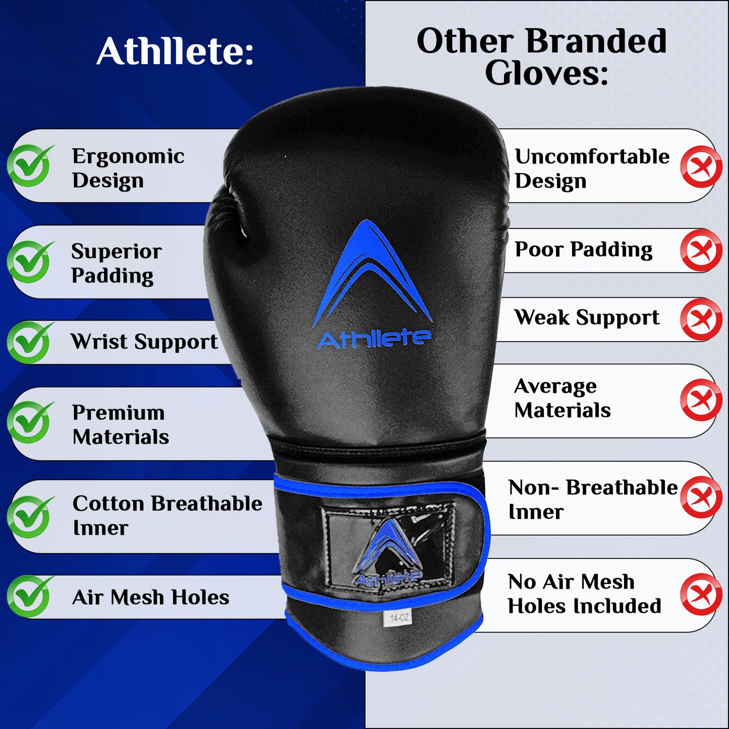 Athllete Training Boxing Gloves