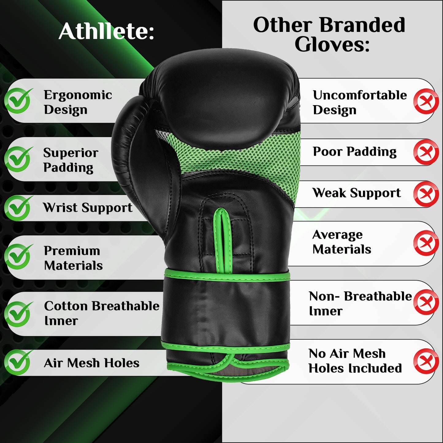 Athllete Training Boxing Gloves