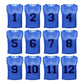 Azure Blue Numbered Front/Back (1-12)