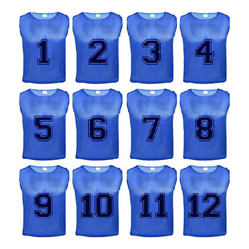 Azure Blue Numbered Front/Back (1-12)