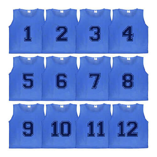 Azure Blue Numbered Front/Back (1-12)