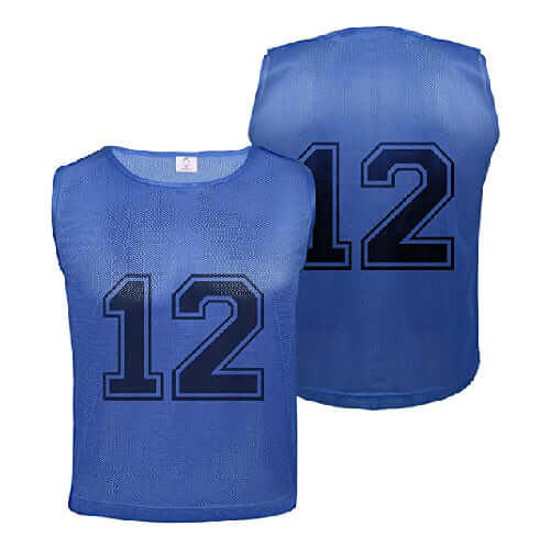 Azure Blue Numbered Front/Back (1-12)