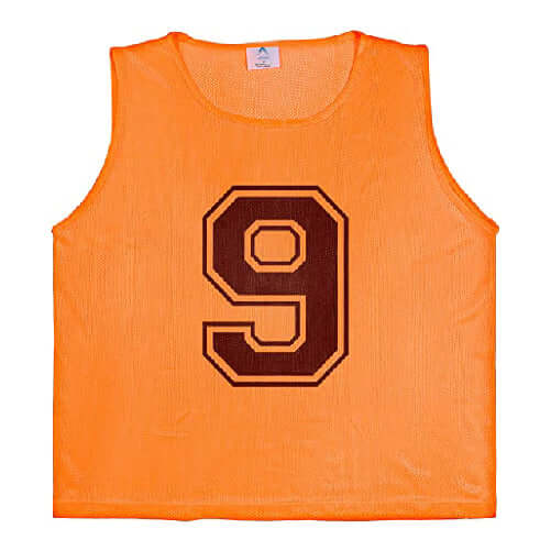 Flame Orange Numbered Front/Back (1-12)