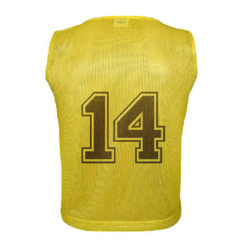 Golden Yellow Numbered Front/Back (13-24)