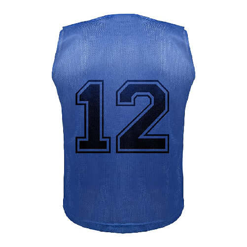 Azure Blue Numbered Front/Back (1-12)