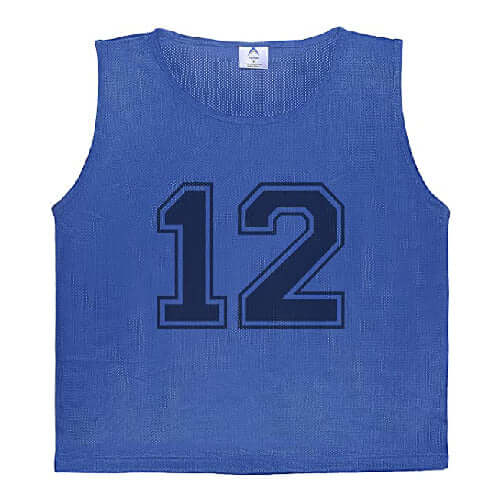 Azure Blue Numbered Front/Back (1-12)