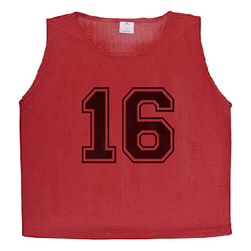 Red Numbered Front/Back (13-24)