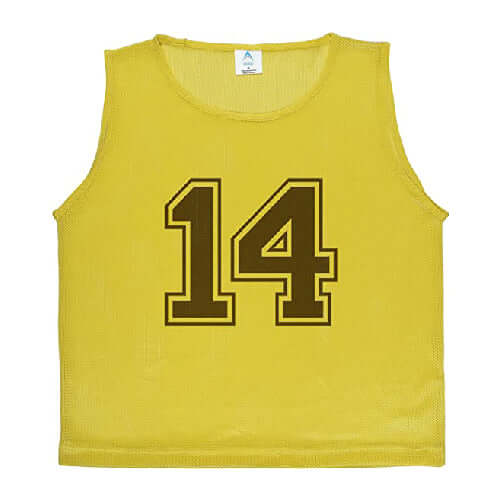 Golden Yellow Numbered Front/Back (13-24)