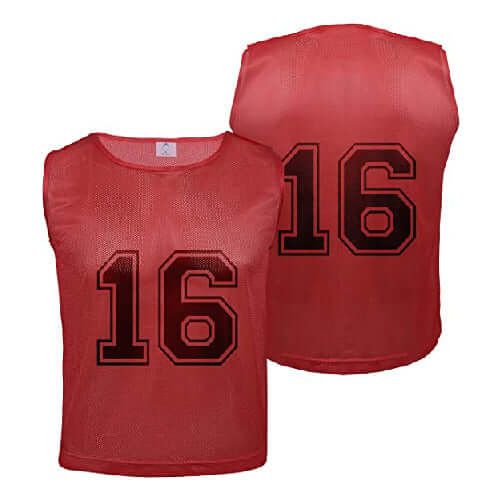 Red Numbered Front/Back (13-24)